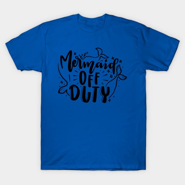 mermaid off duty T-Shirt by Uri Holland 